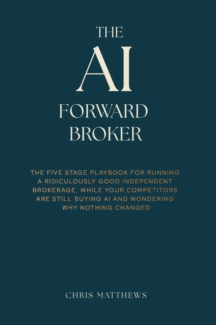 The AI Forward Broker by Chris Matthews — book cover