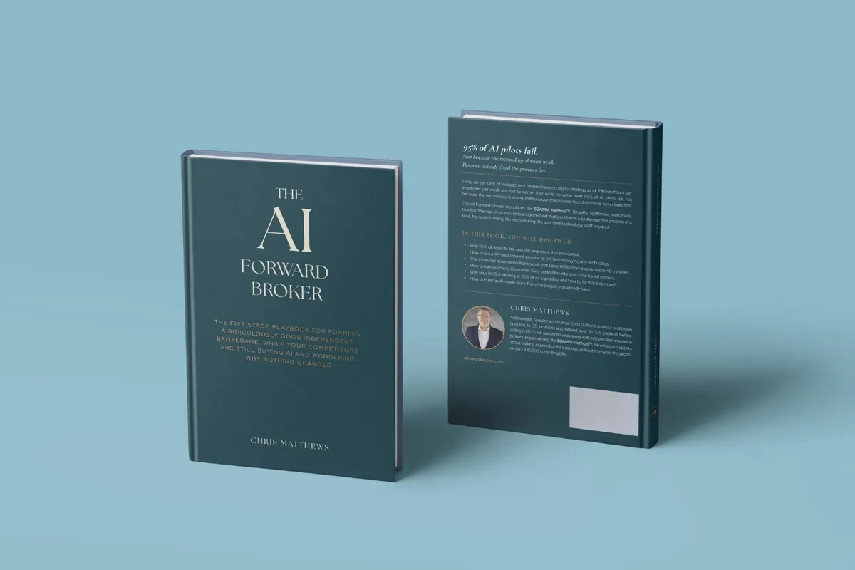 The AI Forward Broker — front and back cover